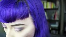 Purple Grunge Eye Makeup Look