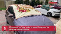 Kastamonu'da sağanak yağış etkili oldu