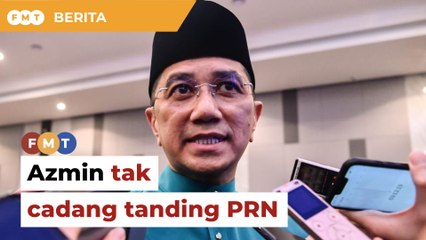 Video herunterladen: Saya tak bercadang bertanding PRN Selangor, kata Azmin