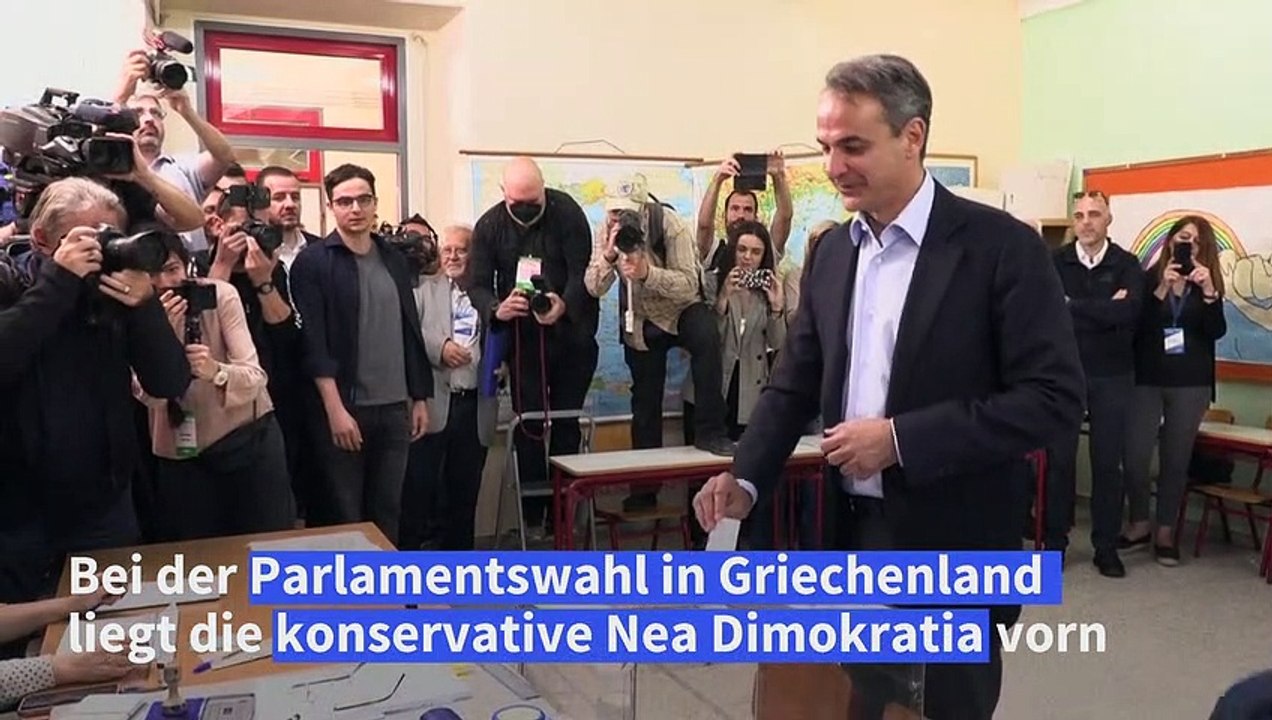 Griechenland-Wahl: Partei von Regierungschef Mitsotakis vorn