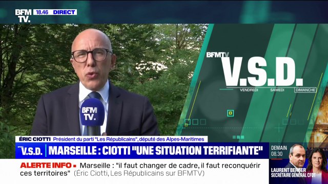 Règlements de comptes: Éric Ciotti affirme que les réseaux de trafiquants de drogue utilisent des mineurs étrangers isolés