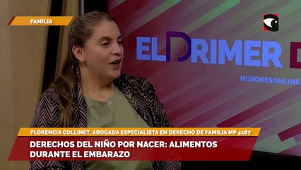 Derechos del niño por nacer: Alimentos durante el embarazo