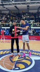 Rudy Gobert et ses 2m17 font tout petit à côté de Victor Wembanyama