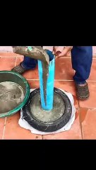 DIY Cement Ideas - Making Table Cement From Old Tire