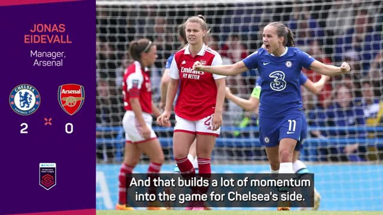 'We know we can do better' - Eidevall on Chelsea defeat