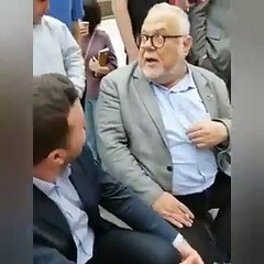 Celal Şengör küçük hayranıyla buluştu