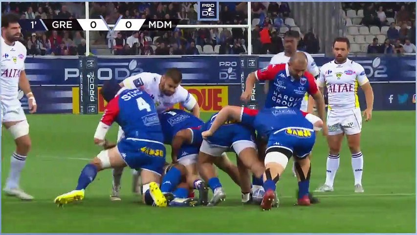 PRO D2 - Résumé FC Grenoble Rugby-Stade Montois: 36-27 - Demi-finale -  Saison 2022/2023 - Vidéo Dailymotion
