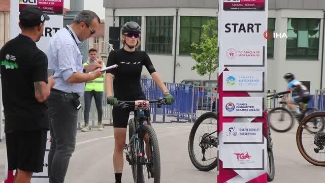 UCI Dağ Bisikleti Eliminator Dünya Kupası'nın birinci etabı Sakarya'da yapıldı