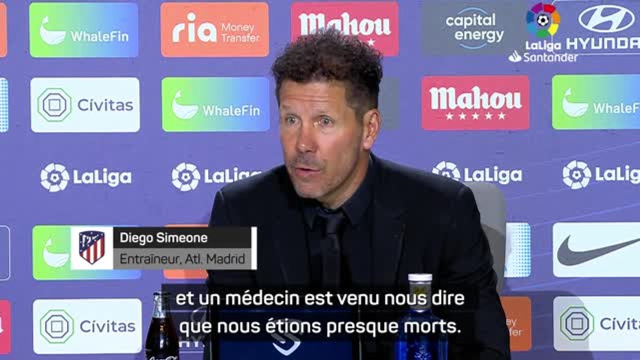 35e j. - La drôle d'anecdote de Simeone en conférence de presse