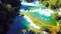 KRKA Waterfalls _ National Park, Croatia  - by drone [4K]