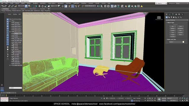 11- Space School[Photoreal Renders in 3dsMax & Corona] BLOCK 2. Lesson 11. Theory of Lighting. “Graymat”. Portals. Natural Light.