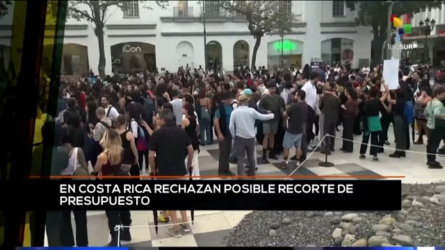 teleSUR Noticias 15:30 21-05: En Costa Rica rechazan posible recorte de presupuesto