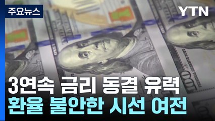 3연속 동결 유력...환율 불안한 시선 여전 / YTN