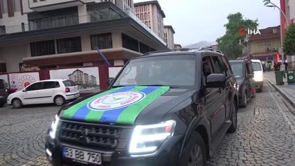 Rizesporlu Taraftarlar Süper Lig Coşkusu Yaşıyor