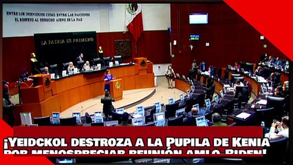 ¡VEAN! ¡Yeidckol destroza a la Pupila de Kenia por menospreciar la reunión AMLO-BIDEN!