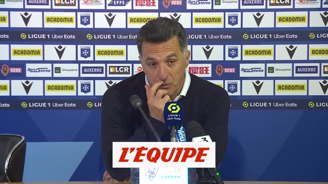 Pelissier : «On a rivalisé» avec le PSG - Foot - L1 - Auxerre