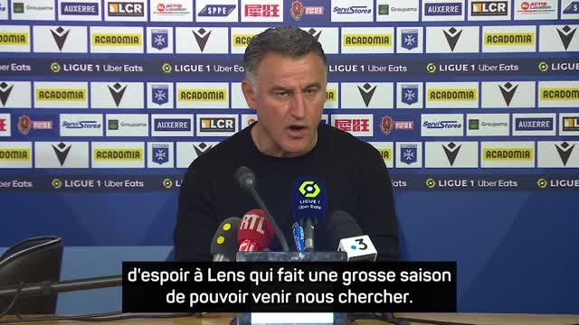 36e j. - Galtier : Cette victoire laisse peu d'espoir à Lens