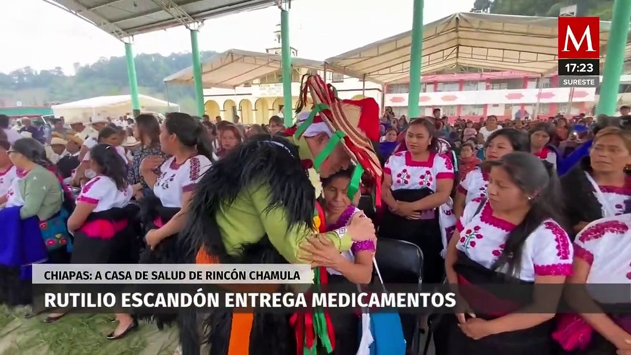 Gobernador de Chiapas entrega medicamentos, ins...