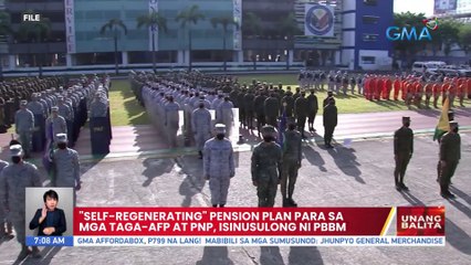 "Self-Regenerating" pension plan para sa mga taga- AFP at PNP, isinusulong ni PBBM | UB