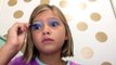 Latona blue makeup tutorial eyes,cheeks lips and face