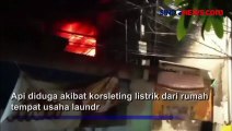 3 Rumah Kontrakan Berlantai 3 Ludes Dilalap Api di Tanjung Priok