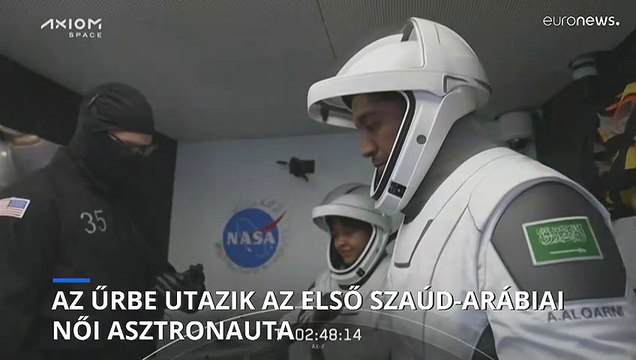 Szaúd-Arábia elküldte első női űrhajósát az űrbe