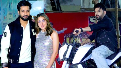 Sara Ali Khan & Vicky Kaushal On The Sets Of "The Kapil Sharma Show"