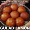 gulab jamun recipe with homemade instant mix _ गुलाब जामुन रेसिपी _ gulab jamun with milk powder