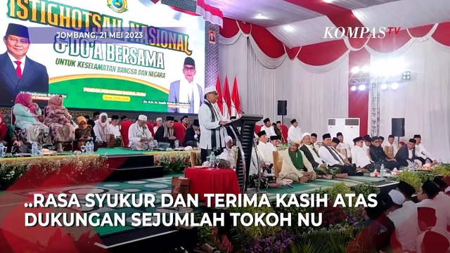 Prabowo di Jombang: Saya Tidak Akan Pernah Lupa Dukungan Kaum NU Kepada Saya