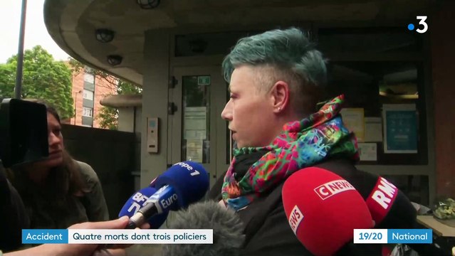 Nord : Les images choc de l'accident dans lequel 4 personnes dont 3 policiers du commissariat de Roubaix ont trouvé la mort ce week-end - Gérald Darmanin sera sur place ce matin