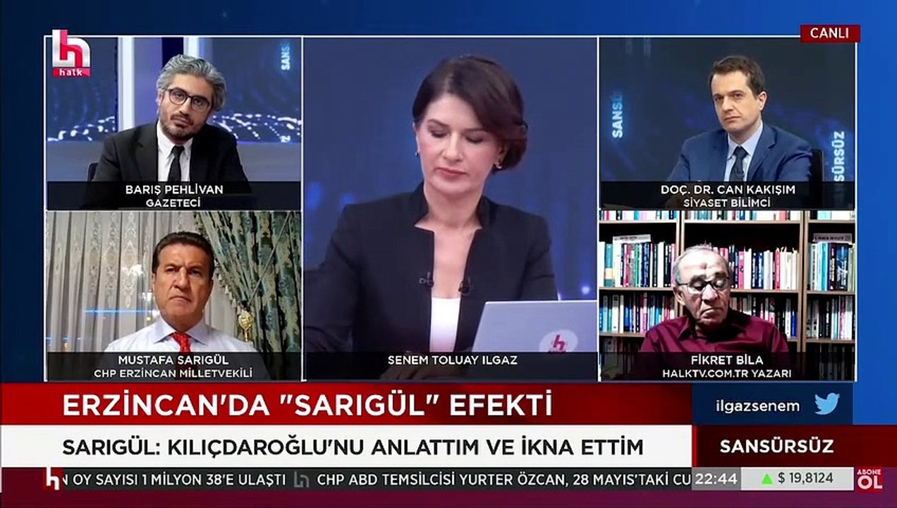 Mustafa Sarıgül- Erzincan'daki sandıkların yüzde 15'inden ıslak imzalı tutanak gelmedi