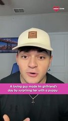 Guy Surprises Girlfriend With A Puppy || Heartsome