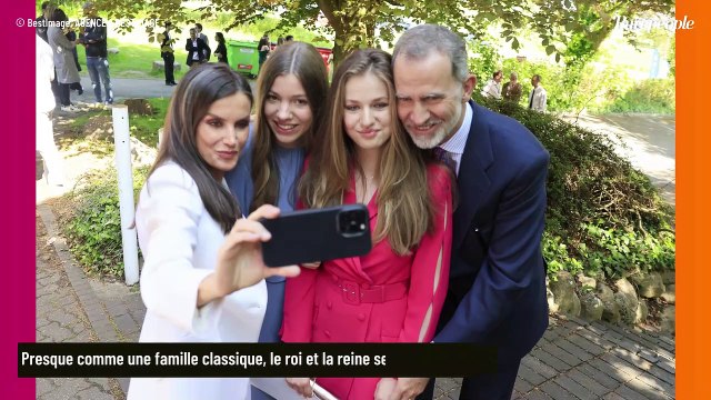 Letizia, en tailleur hors de prix, et Felipe d'Espagne : au top pour Leonor, un autre couple royal remarqué