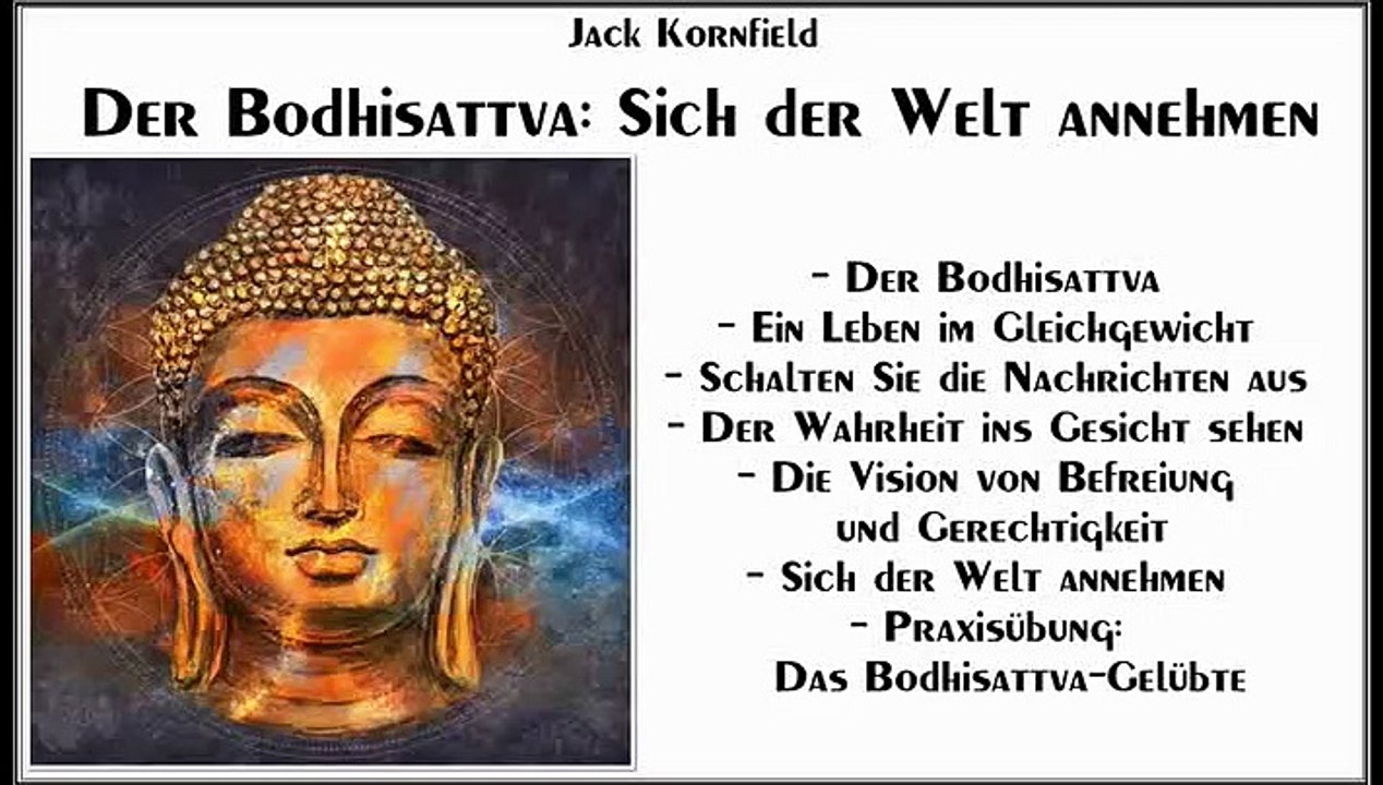 Der Bodhisattva - Sich der Welt annehmen - Jack Kornfield, Hörbuch Kapitel 22