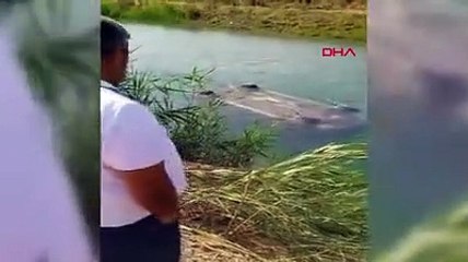 Minibüs sulama kanalına uçtu: 3 ölü