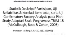 Uji Coba Alat Ukur Adaptasi Skala Forgiveness TRIM-18 - Gilang Mbsnags