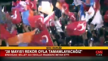 Cumhurbaşkanı Erdoğan: 28 Mayıs’ı rekor bir oy alarak tamamlayacağız