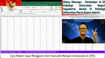 Cara Mudah Cepat Mengganti Item Favorable Menjadi Unfavorable di Microsoft Excel- Gilang Mbsnags