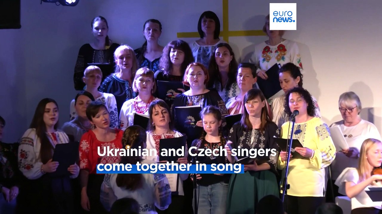 Meet the Czech-Ukrainian 'Sunflower' choir sending small pleasures back to the frontline