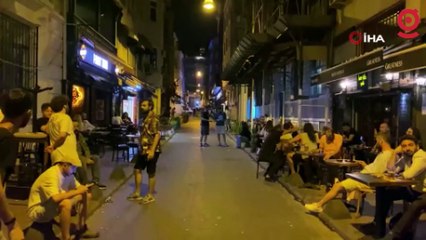 Taksim’de gece kulübünde dehşet anları: Alev alev yandılar