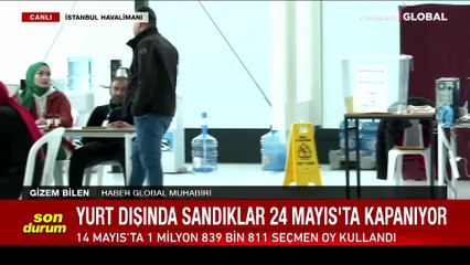 İstanbul Havalimanı'nda oy verme işlemi sürüyor