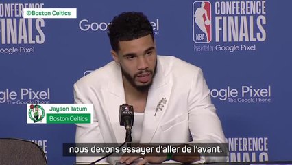 Celtics - Tatum : "C'est notre faute à tous"