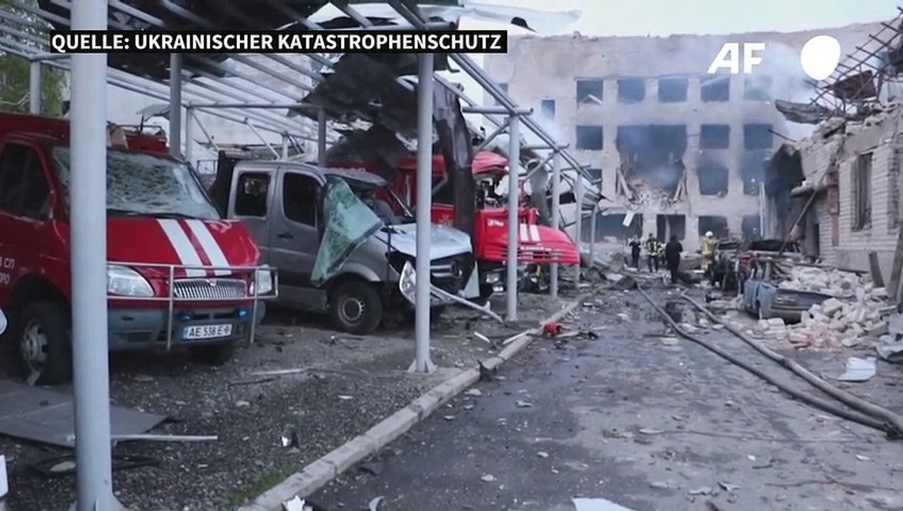 Ukrainische Großstadt Dnipro massiv unter Beschuss