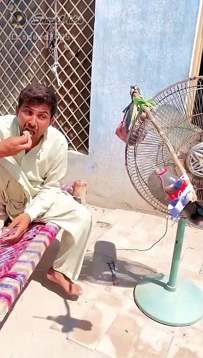 Boy drinks with new style funny