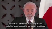 Brasiliens Präsident Lula unterstützt Vinicius Jr.