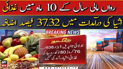 Increase in food imports in 10 months of current financial year