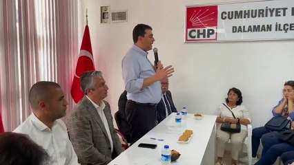 Gültekin Uysal, CHP İlçe Teşkilatı'nda Kılıçdaroğlu'na oy istedi