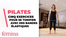Cinq exercices pour se tonifier avec des bandes élastiques en Pilates