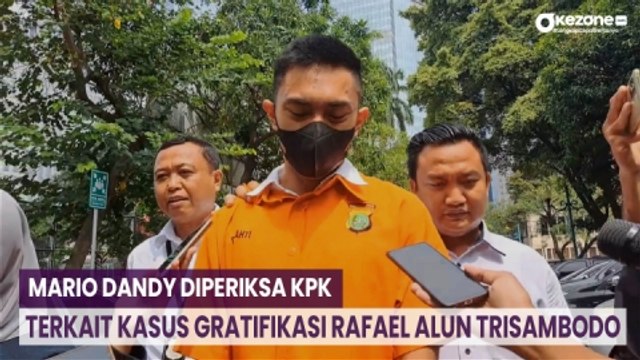 Terkait Kasus Gratifikasi Rafael Alun Trisambodo, KPK Periksa Mario Dandy
