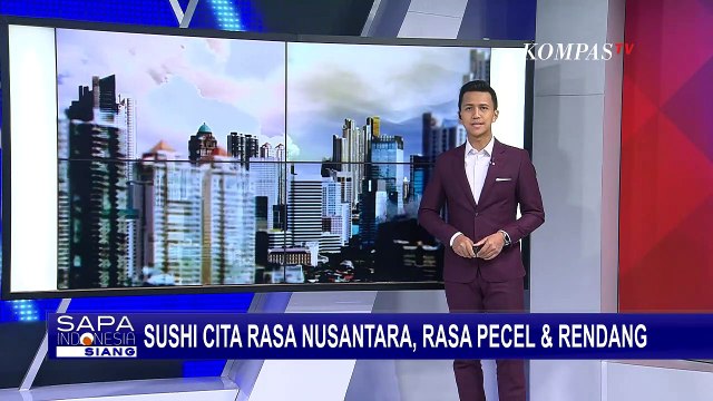 Cicip Uniknya Sushi dengan Cita Rasa Nusantara, Rasa Pecel dan Rendang!